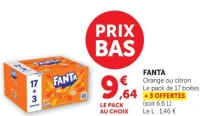 Fanta Orange ou citron
