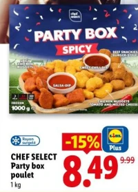 CHEF SELECT Party box poulet