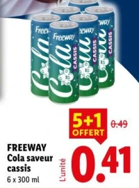 FREEWAY Cola saveur cassis