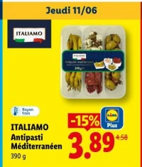 ITALIAMO Antipasti Méditerranéen