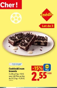 Cookies&Cream brownie