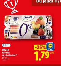 ENVIA Yaourts aux fruits 0%