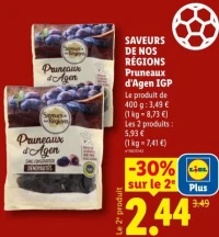 SAVEURS DE NOS RÉGIONS Pruneaux d'Agen IGP