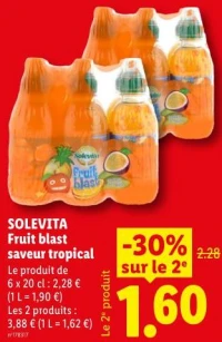 Solevita Fruit blast saveur tropical