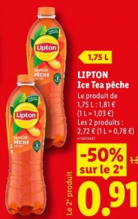 Lipton Ice Tea pêche