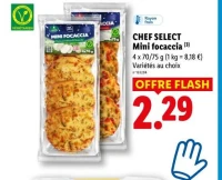 CHEF SELECT Mini focaccia