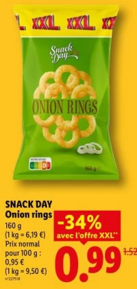 SNACK DAY Onion rings