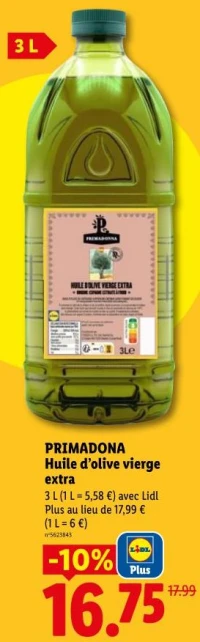 PRIMADONNA Huile d'olive vierge extra