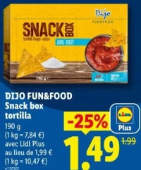 Dijo Fun&Food Snack box tortilla
