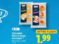 ITALIAMO Pizza en forme d'escargot