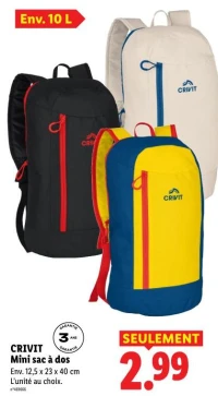 CRIVIT Mini sac à dos