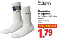 Chaussettes de supporter