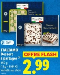ITALIAMO Dessert à partager