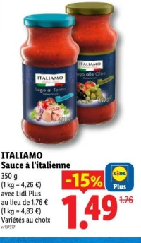 ITALIAMO Sauce à l'italienne