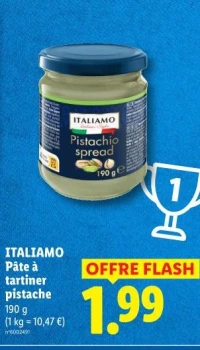 ITALIAMO Pâte à tartiner pistache