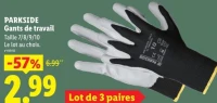 PARKSIDE Gants de travail