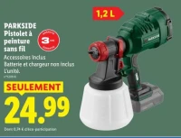 PARKSIDE Pistolet à peinture sans fil