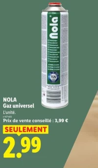 NOLA Gaz universel