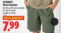 LIVERGY Short homme