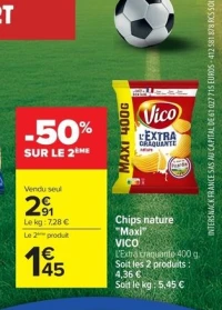 Chips nature "Maxi" Vico
