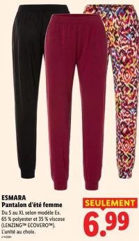 ESMARA Pantalon d'été femme