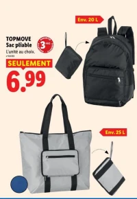 TOPMOVE Sac pliable