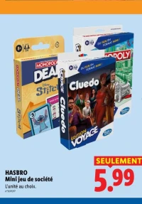 HASBRO Mini jeu de société