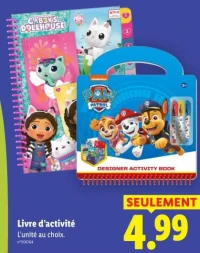 Livre d'activité