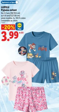 LUPILU Pyjama enfant