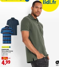 ESMARA MEN Polo en piqué homme