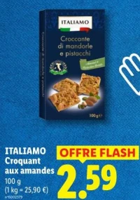 ITALIAMO Croquant aux amandes