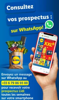 Prospectus Lidl sur WhatsApp