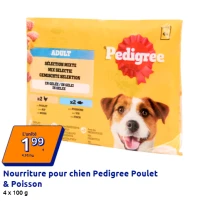 Nourriture pour chien Pedigree Poulet & Poisson