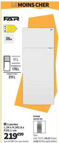 FAR DPG2025DW Réf. 2 portes