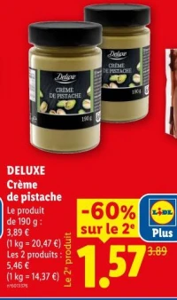 DELUXE Crème de pistache