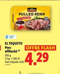 EL TEQUITO Porc effiloché