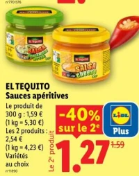 EL TEQUITO Sauces apéritives