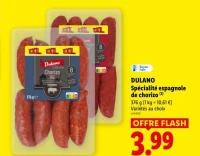 DULANO Spécialité espagnole de chorizo