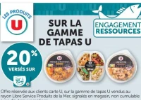 Gamme de tapas U