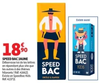SPEED BAC JAUNE