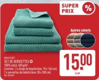 NOVITESSE® SET DE SERVIETTES