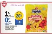 BONBONS FRAISE BANANE "COPAINS COPINES"