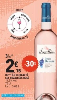 IGP Île de Beauté Les Rozallées Rosé