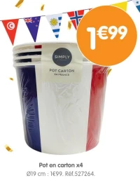 Simply Everyday Pot en carton x4