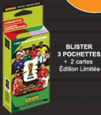 Panini Adrenalyn FIFA World Cup 2026 Blister 3 Pochettes + 2 Cartes Édition Limitée