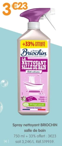 Spray nettoyant BRIOCHIN salle de bain