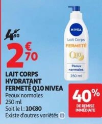 Lait corps hydratant fermeté Q10 Nivea