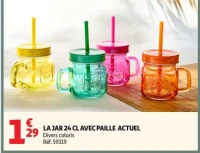 LA JAR 24 CL AVEC PAILLE ACTUEL