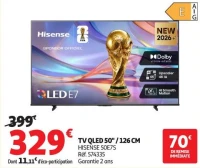 TV QLED 50" / 126 CM HISENSE 50E7S