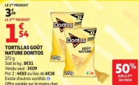 TORTILLAS GOÛT NATURE DORITOS